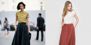 С чем носить длинную юбку: самые стильные образы Мода на длинные юбки